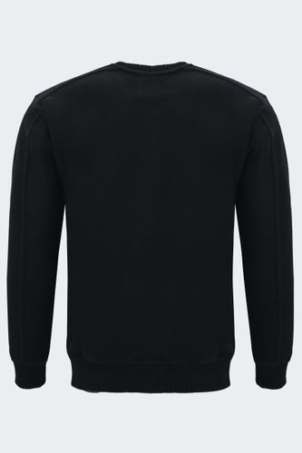 Sweter ze skórką Arsen czarny Rozmiar - XXL na Arena.pl