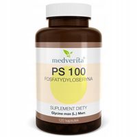 PS-100 Fosfatydyloseryna Phosphatidylserine 50% Ekstrakt - 120 kapsułek