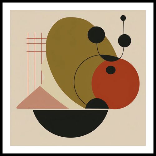 Plakat 80x80cm Geometryczny Balans na Arena.pl