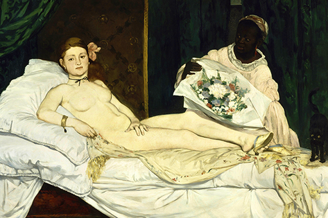 Reprodukcje obrazów Olympia - Edouard Manet Rozmiar - 40x26