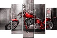 100CM 150CM OBRAZ 5 ELEM LIFE IS ART ŚCIENNY