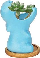 doniczka ceramiczna w kształcie hipopotama