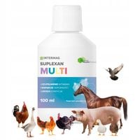 SUPLEXAN MULTI 100ml dla Drobiu Trzody Gołębi Uzupełnia Niedobór Witamin