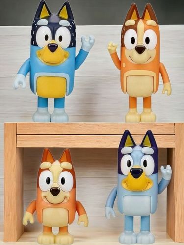 Zestaw Figurek z Bajki BLUEY & FAMILY RODZINA BINGO RADOSNA ZABAWA 4 SZT na Arena.pl