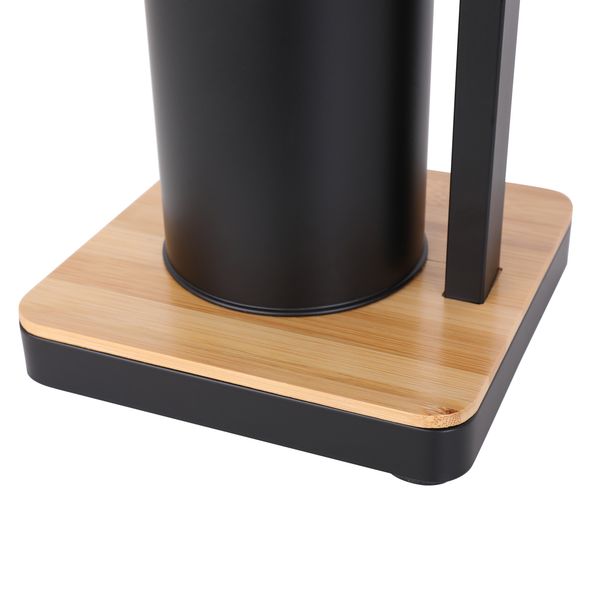 Stojak na szczotkę i papier toaletowy, czarny bambus - Yoka zdjęcie 7