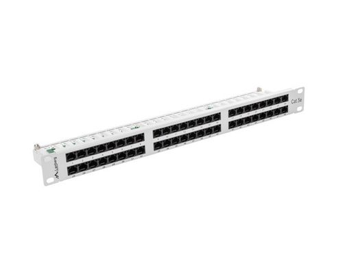 PATCH PANEL 48 PORT 1U KAT.5E SZARY LANBERG na Arena.pl