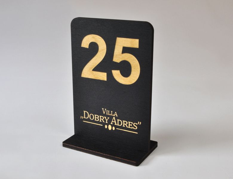 numerek numerki z logo na stolik do restauracji 10x15cm 10szt zdjęcie 4