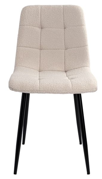 Krzesło boucle DENVER teddy beżowe zdjęcie 4