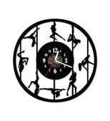 Zegar ścienny z płyty winylowej Pole dance 33.7