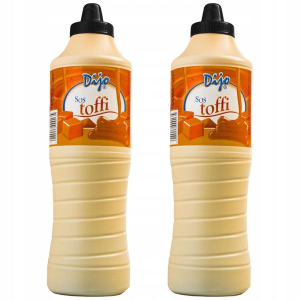 Sos Polewa do Lodów DIJO Topping 2x1kg Toffi Toffe zdjęcie 1