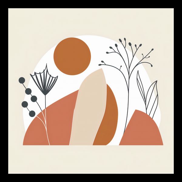 Plakat 30x30cm Organiczny Splot zdjęcie 2