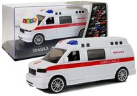 DLA DZIECI AMBULANSZ NAPĘDEM DŹWIĘK SYRENA ŚWIATŁA