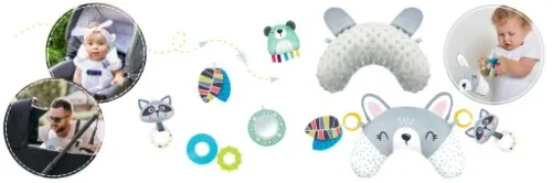 MATA EDUKACYJNA DLA NIEMOWLĄT INTERAKTYWNA RICOKIDS DUŻA SZARA + GRATIS na Arena.pl