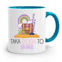 Kubek Błękitny Dla Cioci Taka Cocia To Skarb Z Nadrukiem Ze Zdjęciem