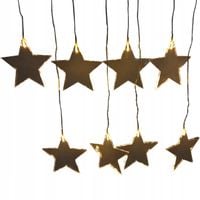 LAMPKI kurtyna ŚWIĄTECZNE NA BATERIE CHOINKOWE LED