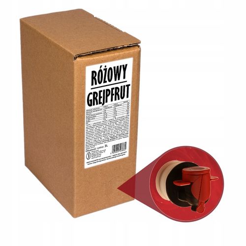Sok z grejpfruta 100% TŁOCZONY bez dodatków NFC 3L na Arena.pl