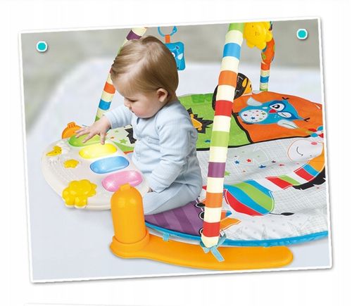 MATA EDUKACYJNA DUŻA INTERAKTYWNA PIANINKO 3w1 DLA DZIECI na Arena.pl