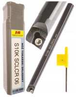 NÓŻ TOKARSKI WYTACZAK 10mm FI 10 S10K SCLCR 06 NA PŁYTKI CCMT 0602