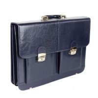 539 Teczka męska z 2 kieszeniami - granat KEMER