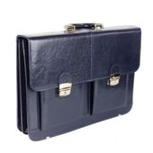 539 Teczka męska z 2 kieszeniami - granat KEMER