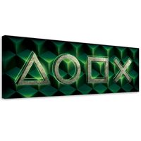 Emaga Obraz na płótnie, Symbole gry - 90x30