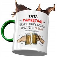 Kubek Zielony Dla Taty Ojca Na Dzień Taty Prezent Z Nadrukiem Ze Zdjęciem