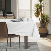 Obrus Plamoodporny VESTA Mankiet + Lamówka 140x450 Biały AmeliaHome