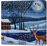 Obraz 100x100cm Przyszła Zima