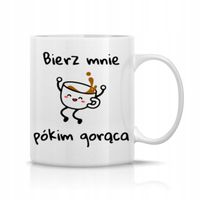 KUBEK PREZENT NA URODZINY DO PRACY ZABAWNE ŚMIESZNE DO KAWY WULGARNY 330ml