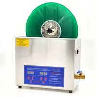 MYJKA ULTRADŹWIĘKOWA DO PŁYT WINYLOWYCH, Z  NADSTAWKĄ NA 2 WINYLE O ROZMIARACH 7, 10 LUB 12 - CALI, AVA-02