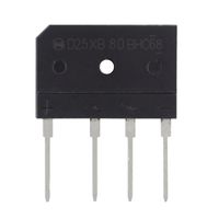 D25XB80 mostek prostowniczy jednofazowy Graetza 800V 25A płaski