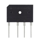 D25XB80 mostek prostowniczy jednofazowy Graetza 800V 25A płaski
