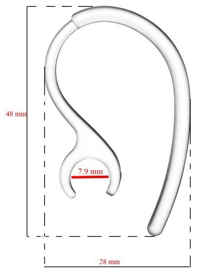pałąk do Jabra bezbarwny 7.9 mm zdjęcie 2