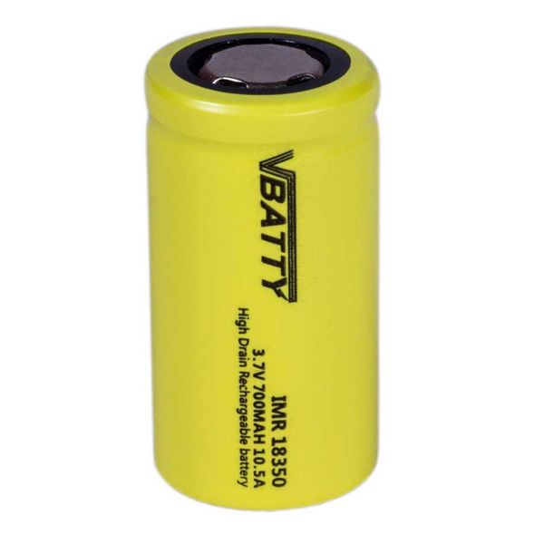 4x Akumulatorek ogniwo bateria IMR 18350 3 7 v 700 mAh 10 5 A CE na Arena.pl