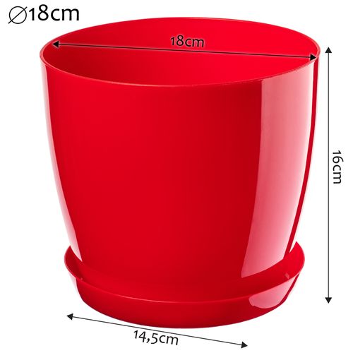 DONICZKA OSŁONKA Z PODSTAWKĄ DONICA KOLORY 18cm na Arena.pl