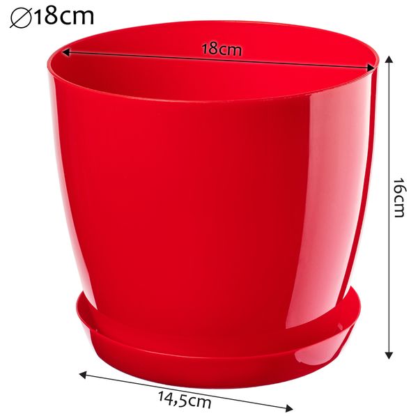 DONICZKA OSŁONKA Z PODSTAWKĄ DONICA KOLORY 18cm zdjęcie 8