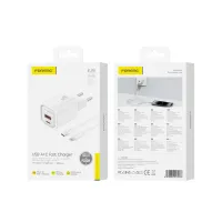 foneng ładowarka sieciowa eu70 pd 20w 1xusb-c + 1xusb qc3.0 + kabel
