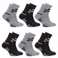 6x TERMO GRUBE MOCNE SKARPETY MĘSKIE ZIMOWE 40-43