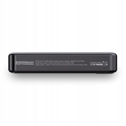 POWERBANK 20000mAh 22,5W DUŻA POJEMNOŚĆ + KABEL USB-C 60W GOODPOWER na Arena.pl