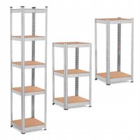 REGAŁ MAGAZYNOWY WARSZTATOWY SOLIDNY 5 PÓŁEK 180x40x40 500kg KLT40-C