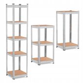 REGAŁ MAGAZYNOWY WARSZTATOWY SOLIDNY 5 PÓŁEK 180x40x40 500kg KLT40-C