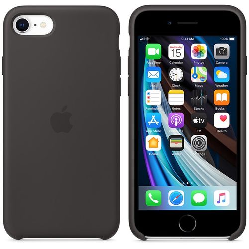 Apple Silicone Case - Etui do iPhone SE (2. gen.) (czarny) na Arena.pl