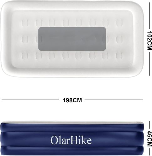 Materac dmuchany OlarHike pojedynczy 198 x 102 x 46cm niebieski PO NAPRAWIE na Arena.pl