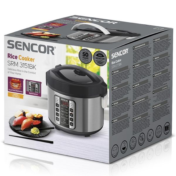 Garnek do Gotowania Ryżu Ryżowar SENCOR SRM 3151BK zdjęcie 6