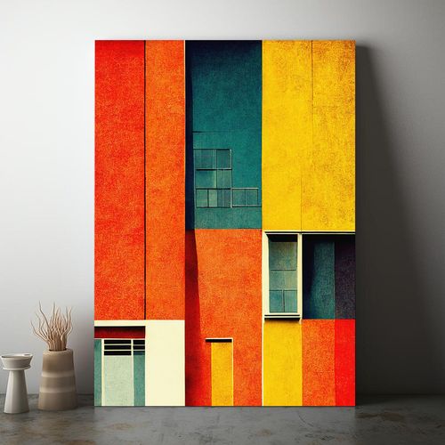 Obraz na płótnie bauhaus abstrakcja 70x100 cm na Arena.pl