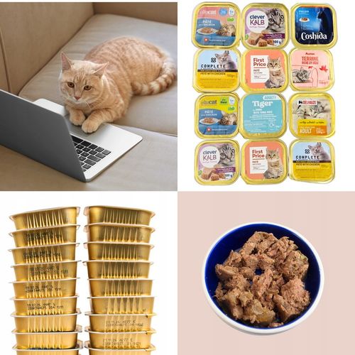 Karma Mokra dla kota Mix Smaków 34x 100g /85g Zestaw Różnych Producentów na Arena.pl