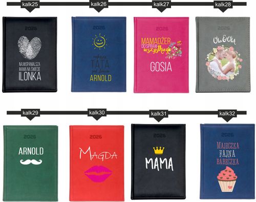 DUŻY KALENDARZ A4 2026 DZIENNY terminarz nadruk UV PREZENT DLA ELEKTRYKA na Arena.pl