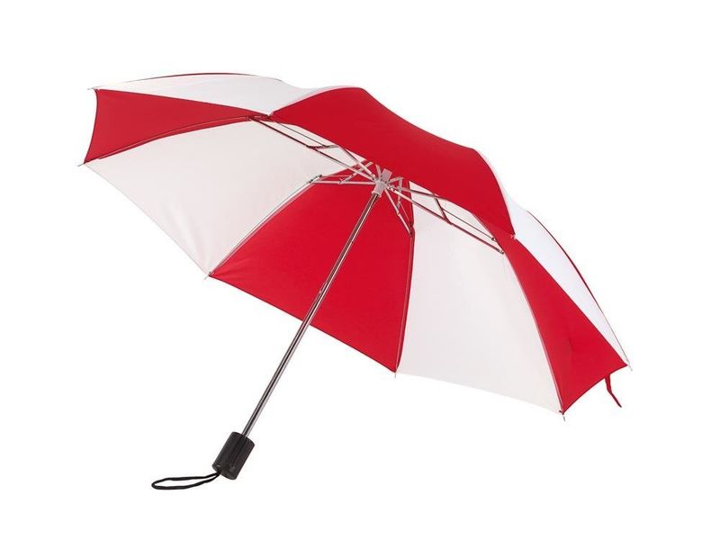 Parasol składany KEMER REGULAR Czerwony / Biały zdjęcie 1