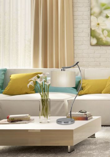 Draga lampka gabinetowa 1x60W E27 kremowy na Arena.pl