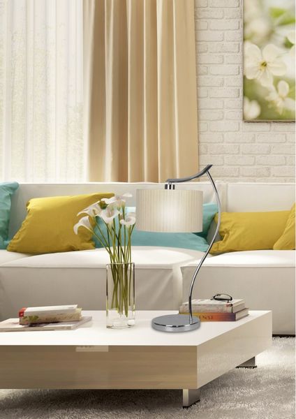 Draga lampka gabinetowa 1x60W E27 kremowy zdjęcie 2